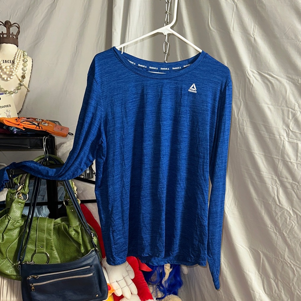 Reebok Royal Blue Crew Neck Top